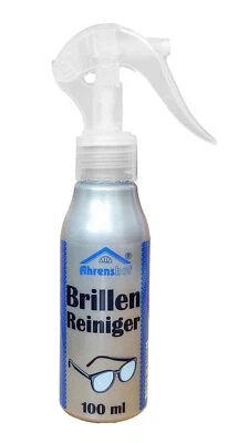 AHRENSHOF BRILLENREINIGER 100ml Spray Brillenreinigungsspray Brillenspray Brillen Reiniger
