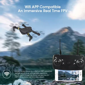 DRONE PIEGHEVOLE WIFI CON APP COMPATIBILE IPHONE ANDROID MINI QUADRICOTTERO 2024 - Foto 1 di 9