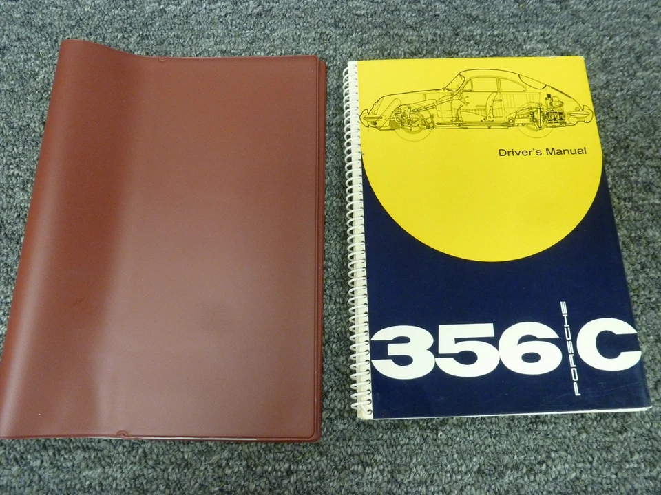 Porsche 356C 1964 1965 cupé convertible manual del dueño original 1600 SC RARO Foto 1 de 1