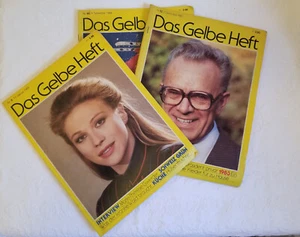Vintage 1984 Das Gelbe Heft Magazine Lot of 3 - Picture 1 of 17