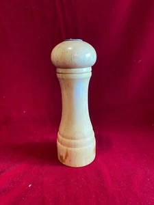 Einfacher heller Ton Holz 6,5" Salzstreuer Kunststoff Einschraubstopfen - Bild 1 von 4