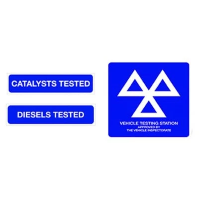 BUTTS OF BAWTRY Mini MOT signage pack / DVSA/VOSA Sign pack - FREE DELIVERY - SMS1001