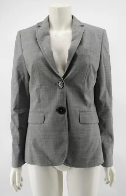 Piazza Sempione Women's Grey Single Breasted Blazer Size IT 42 UK 12 - Good Used - Image 1 of 4
