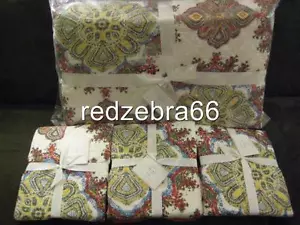 Pottery Barn Adina King Quilt und 3 Standard Shams Set NEU Medaillons 4-teilig - Bild 1 von 1