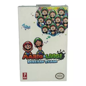Mario & Luigi Dream Team Prima Official Game Guide Book 2013 Brand New Sealed - Picture 1 of 4