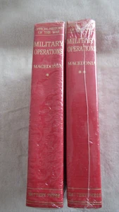 Official History of the War: MACEDONIA 2 TWO-Volume SET WWI WW1 Battery PRESS - Picture 1 of 4