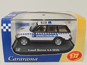 CARARAMA 1/72 LAND ROVER 4.6 HSE POLICIA MUNI OO MODEL RAILWAY SCALE POLICE CAR - Picture 1 of 2