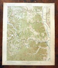 1917 Otway Ohio Antique USGS Topo Map West Portsmouth 15-minute Topographical