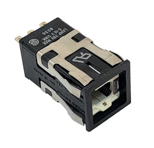 Square Push Button Switch - 1 Lamp Circuit - Microswitch AML11CBA2BE FREE SHIP - Picture 1 of 4