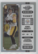 2022 Panini Contenders Optic Ticket Silver Prizm Kenny Pickett #84 Rookie RC