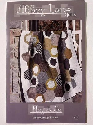 Hey Jude Hexagon Quilt Pattern by Abbey Lane Quilts 66” x 85” - Image 1 of 2