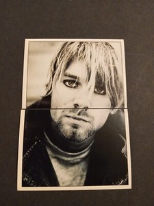 Lot of 2 1995 Panini Smash Hits Nirvana Kurt Cobain Rookie cards 95 & 96 sticker