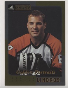 1997-98 Pinnacle Beehive Golden Portraits Eric Lindros #1 HOF