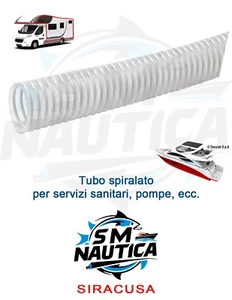 TUBO ALIMENTARE ASPIRAZIONE SPIRALATO PVC TRASPARENTE - AL METRO - Foto 1 di 1