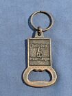 VINTAGE KEYCHAIN KEY RING (KC-3) Metal Opener Hell's Gate Fraser Canyon