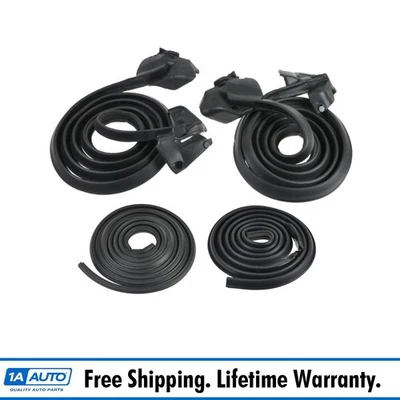 Door Roofrail & Trunk Weatherstrip Seals Set for Buick Chevy Oldsmobile Pontiac - Изображение 1 из 4