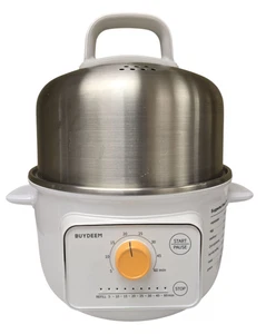 Buydeem G32 Elektrischer Dampfgarer 1,6 Quart Edelstahl Weiß G32US - Bild 1 von 12