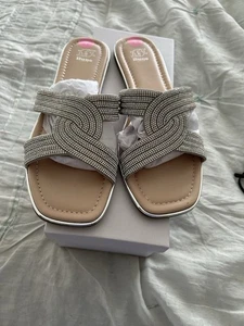 Dune London Diamanté Size 5 Sandals - Picture 1 of 4