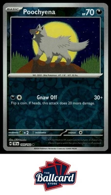 SV05: Temporal Forces #105/162 Poochyena Holo - Image 1 of 2