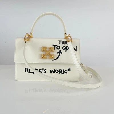 Off-White Jitney 1.4 Top-handle Small Bag in Leather - Image 1 of 4