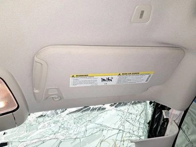 2019 Chrysler 300 Passenger Sun Visor Black Used 268-02288R 119K Miles - Image 1 of 4