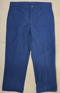 Workrite FR Pants Men's 38Wx29L Navy Blue Flame Resistant Nomex Cat 1 Workwear - Picture 1 of 11