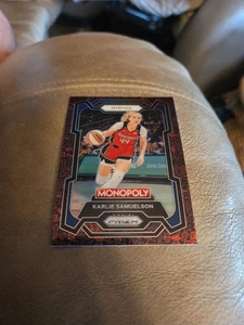 2024 Panini Prizm Monopoly WNBA #33 Karlie Samuelson rojo iconos clásicos - Imagen 1 de 2