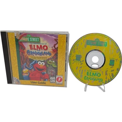 Sesame Street The Adventures of Elmo in Grouchland Mattel PC CD ROM Game 1999 - Image 1 of 4