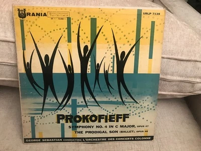 Prokofieff Urania LP URLP 7139 Symphony No. 4 C Major Strong VG+ - Image 1 of 4