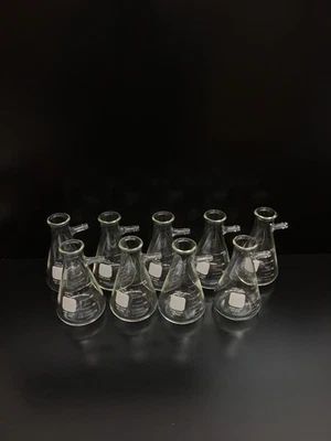 Corning Pyrex Cat No 5340-250 Filtering Flasks With Sidearm Tubulation Lot 9 PCS - Image 1 of 4