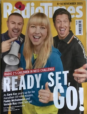 RADIO TIMES READY CHILDREN NEED Anita Dobbs Burton McElhobe Nov 2025 TV Magazine - Image 1 of 4