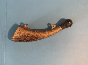 Vintage Kunststoff Pistole Pulver Horn Weihnachtsschmuck - Bild 1 von 5