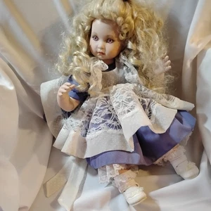 1999 Ashton Drake Porcelain (purple and white dress) - Bild 1 von 7
