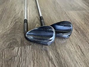 Right Cleveland RTX Zipcore black satin wedge set 54,60 - Picture 1 of 5