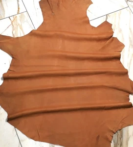 LEDER TIP 40185-OB, Lederreste, 1 Lederhaut 0,6mm, cognacbraun nappa - Bild 1 von 2