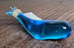 Vintage 1999 Titan Art Glass The Mighty Whale Blue Signed And Dated EUC - Picture 1 of 13