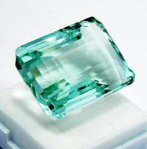Natural 54.50 Ct Aquamarine Emerald Cut Beautiful Loose Gemstone Certified - Picture 1 of 7