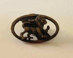 Pin de solapa vintage Lion Zodiac Tie Tac - Imagen 1 de 4