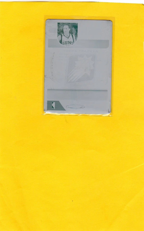 2005-06 TOPPS TOTAL BASKETBALL CYAN PRINTING PLATE 1/1 STEVE NASH #88 - Image 1 of 2