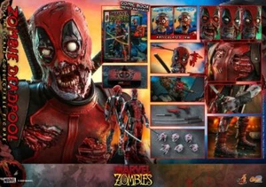 New Hot Toys CMS06 Marvel Comics Marvel Zombies Zombie Deadpool 1/6 Figure Toy - Picture 1 of 19