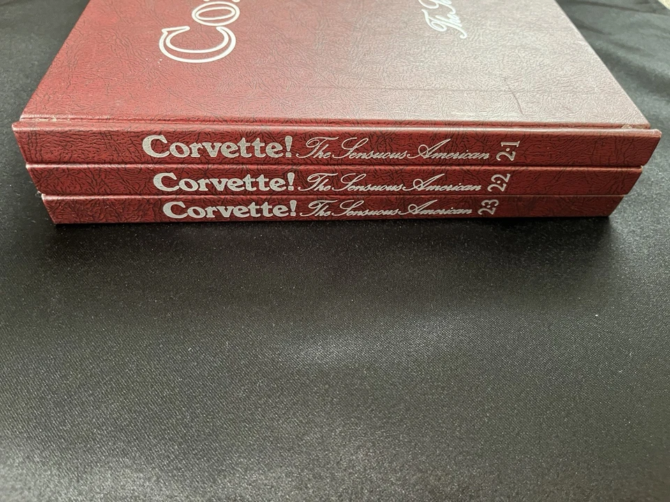 Corvette! The Sensuous American 3 Volume Set 1977 2-1 , 2-2 And 2-3 W/Posters - Image 1 of 4