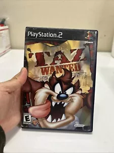 Taz: Wanted (Sony PlayStation 2, PS2, 2002) CIB con manuale NO GIOCO - Foto 1 di 3