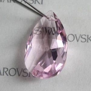 SWAROVSKI® STRASS Component 8721-38x22mm Rosalin senza logo Pendente Pera Goccia - Picture 1 of 3