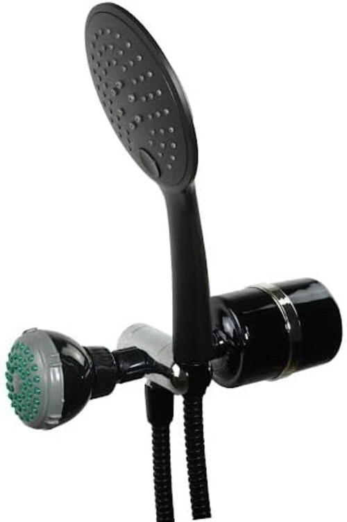 Sistema de filtración combinado de cabezal de ducha y portátil Crystal Quest Luxury Foto 1 de 3