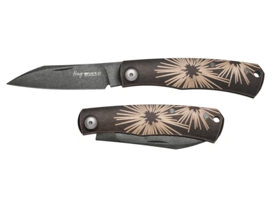Viper Hug Folding Knife 3 Bohler M390 Steel Wharncliffe Blade Dark Bronze Handle - Image 1 of 4