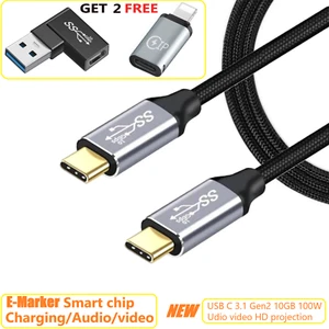 3in1 USB Type-C To USB C 5A 100W Power Speed Fast Charging Quick charger Cable - Picture 1 of 9