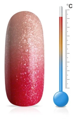 Jolifin LAVENI Shellac - Thermo raspberry-nude shine 12ml #S1488 - Bild 1 von 4