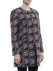 Isabel Marant Etoile Erri Coat S Printed Winter Quilted Reversible Jacket 34611 - Picture 1 of 12