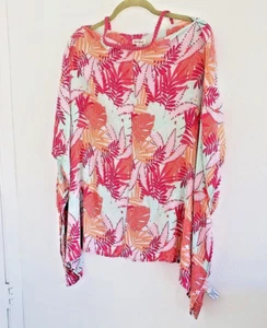 Cat & Jack Girls Multicolor Swim Cover Up Dress Size Medium 7/8 100% Rayon - Picture 1 of 6