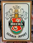 Vintage 1982 Beck’s Bier German Import Beer Illuminated Sign by Price Bros. Corp